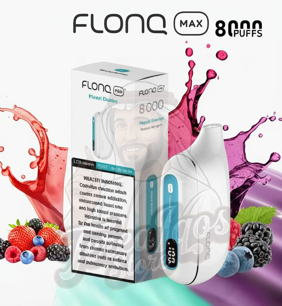 Flonq Max S 8000 Puffs Disposable Vape Mixed Berries Flavor