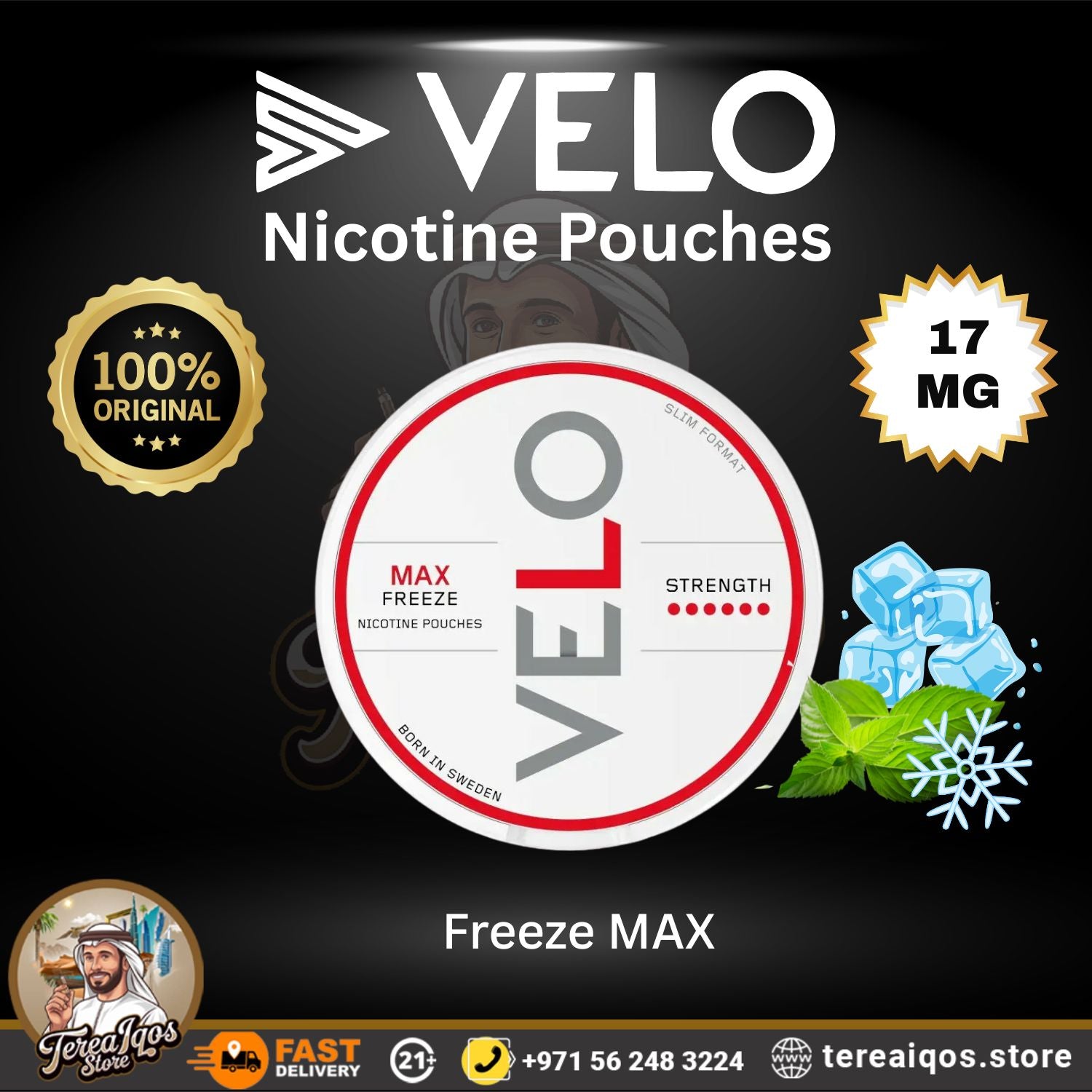VELO Nicotine Pouches in Dubai – Sweden Made