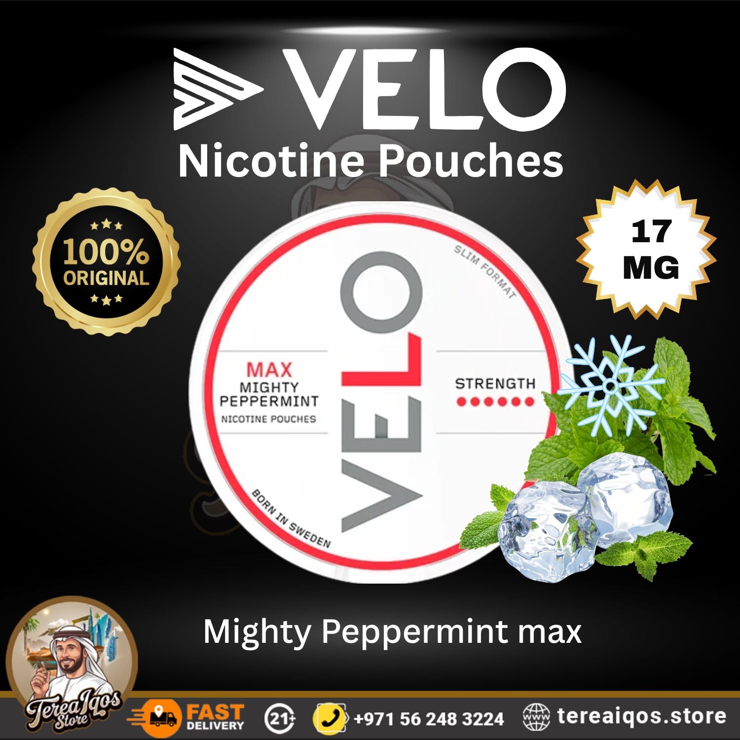 VELO Nicotine Pouches in Dubai – Sweden Made