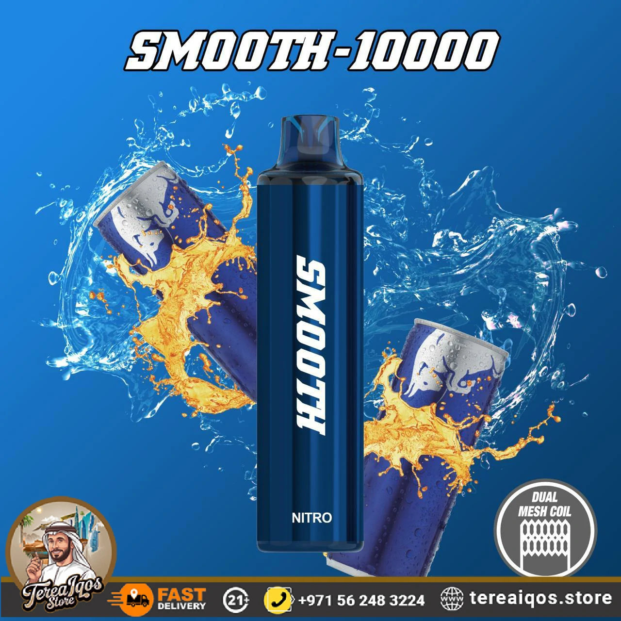 SMOOTH 10000 Puffs Disposable Vape Nitro Flavor