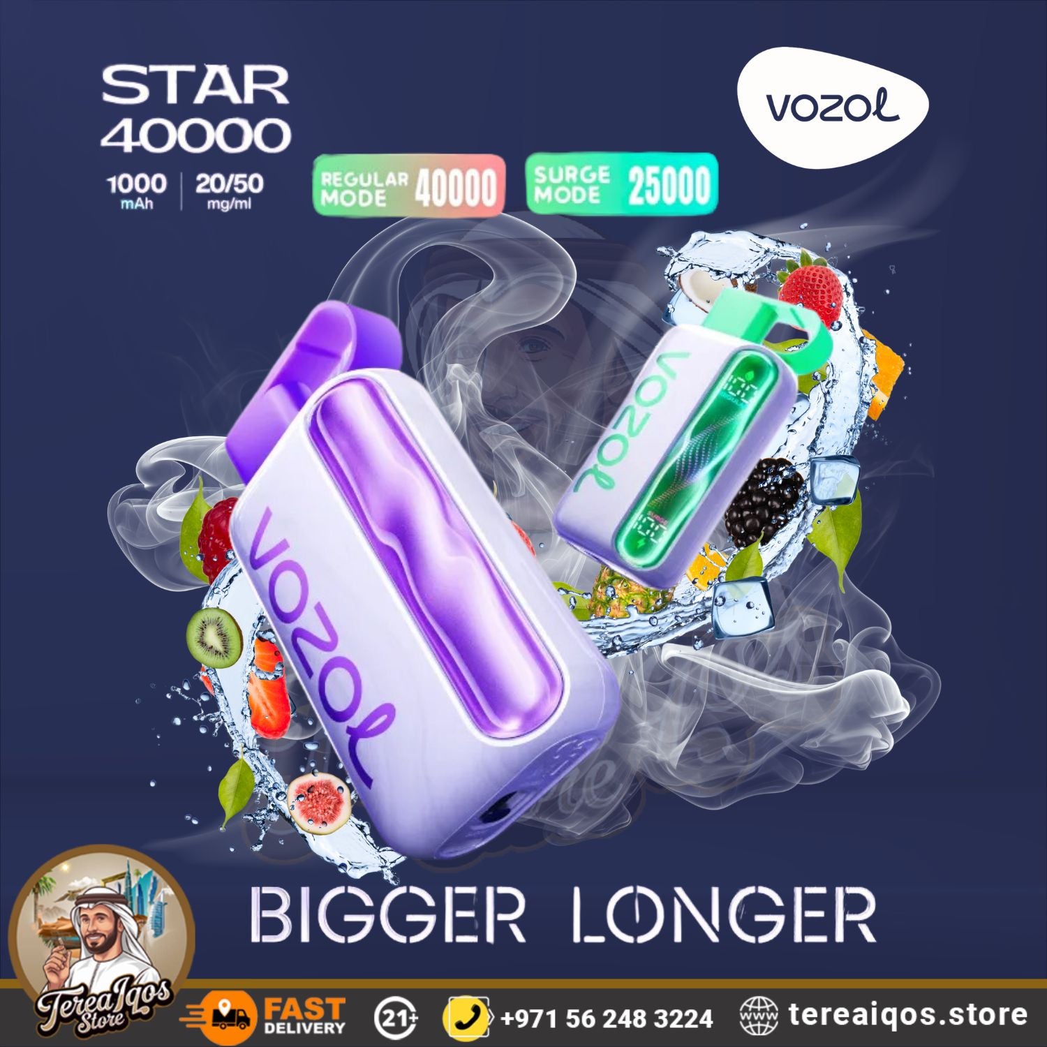 VOZOL Star 40000 Puffs disposable vape device