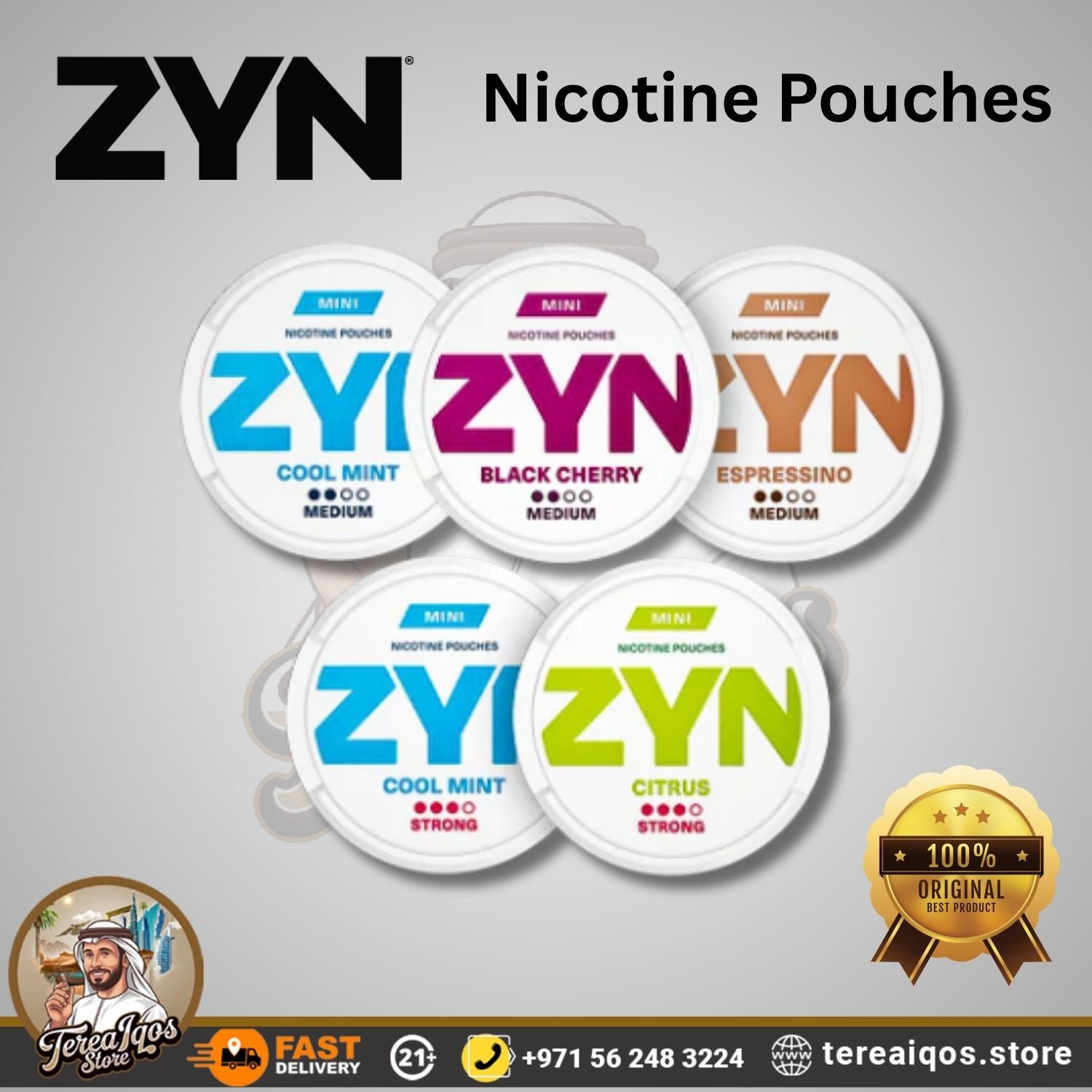 ZYN Nicotine Pouches in UAE – All Flavors
