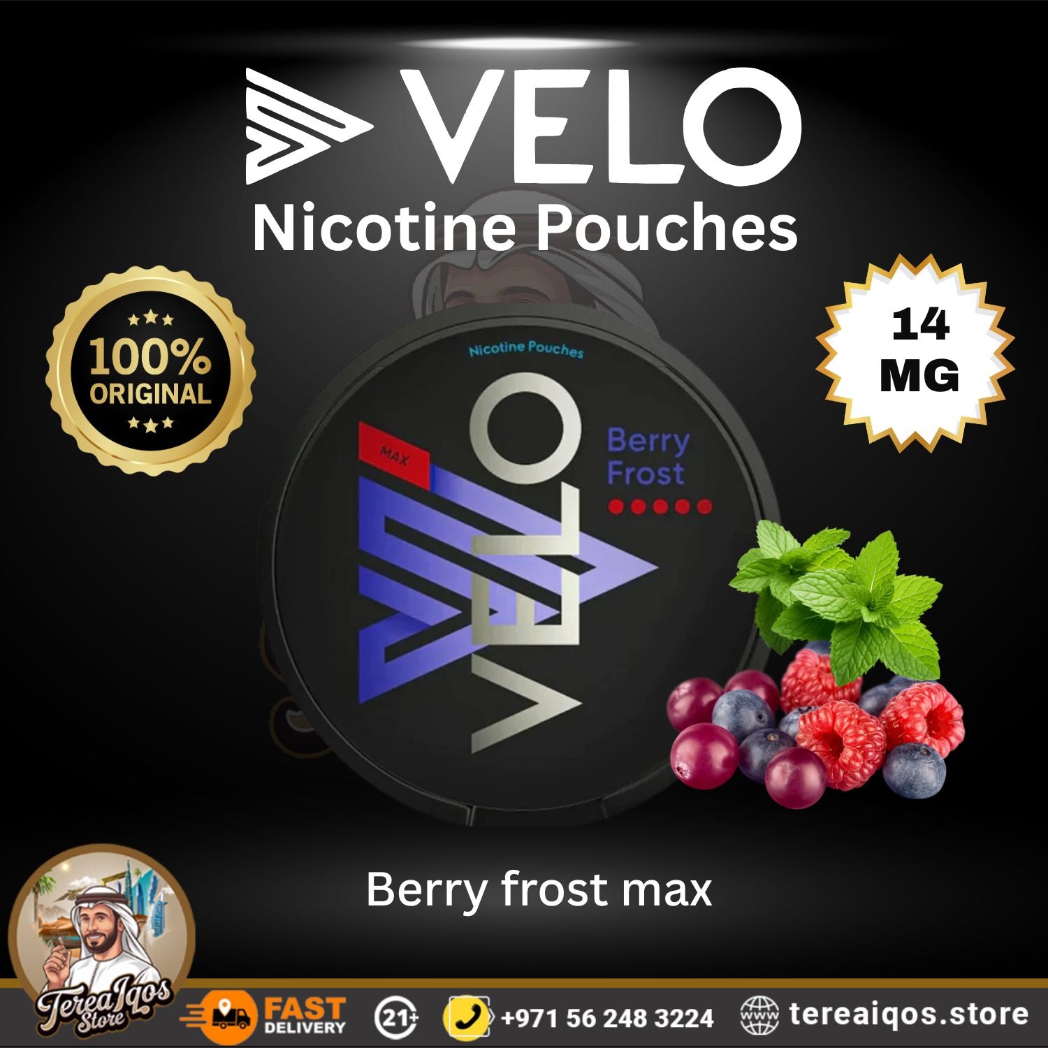 VELO Nicotine Pouches in Dubai – Sweden Made