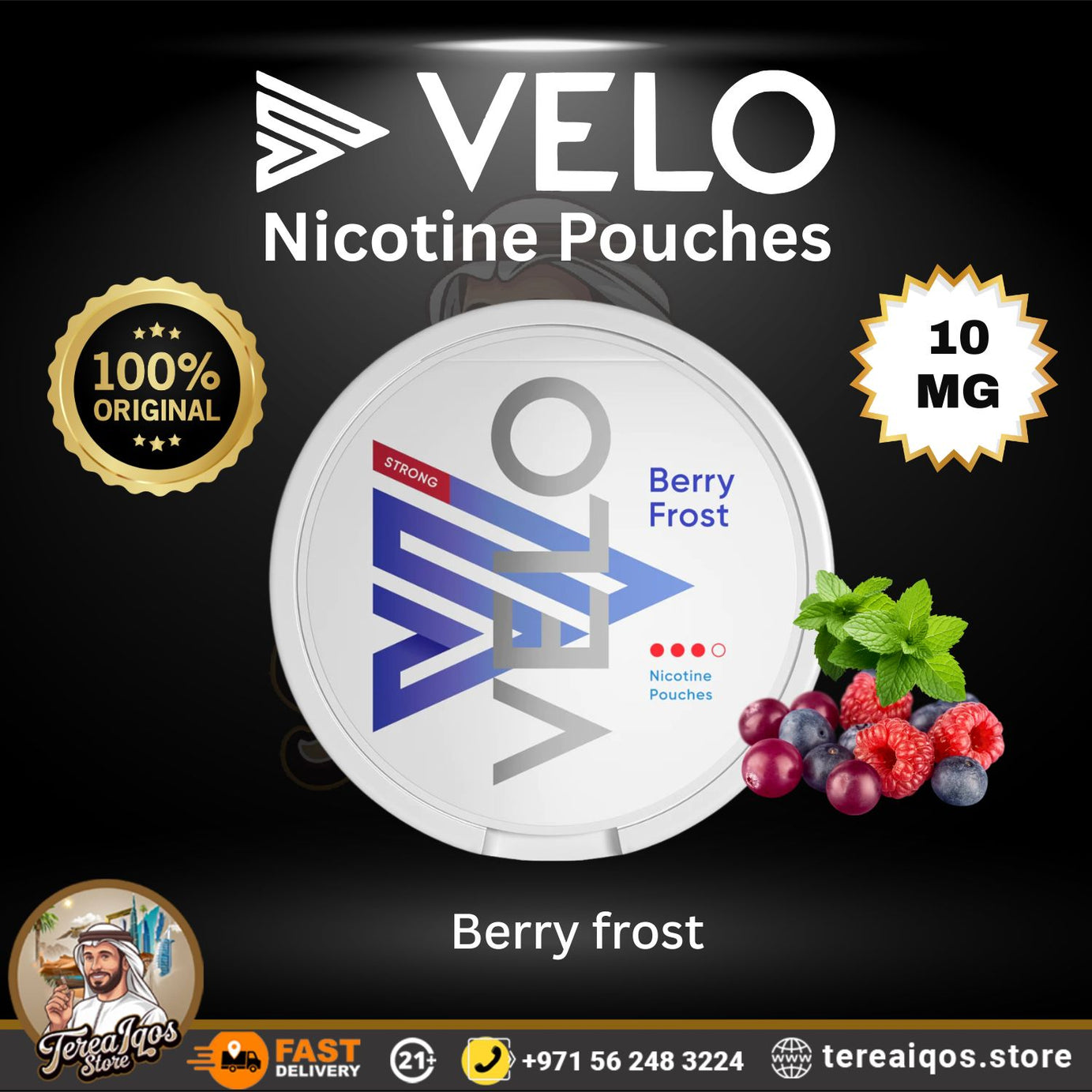 VELO Nicotine Pouches in Dubai – Sweden Made