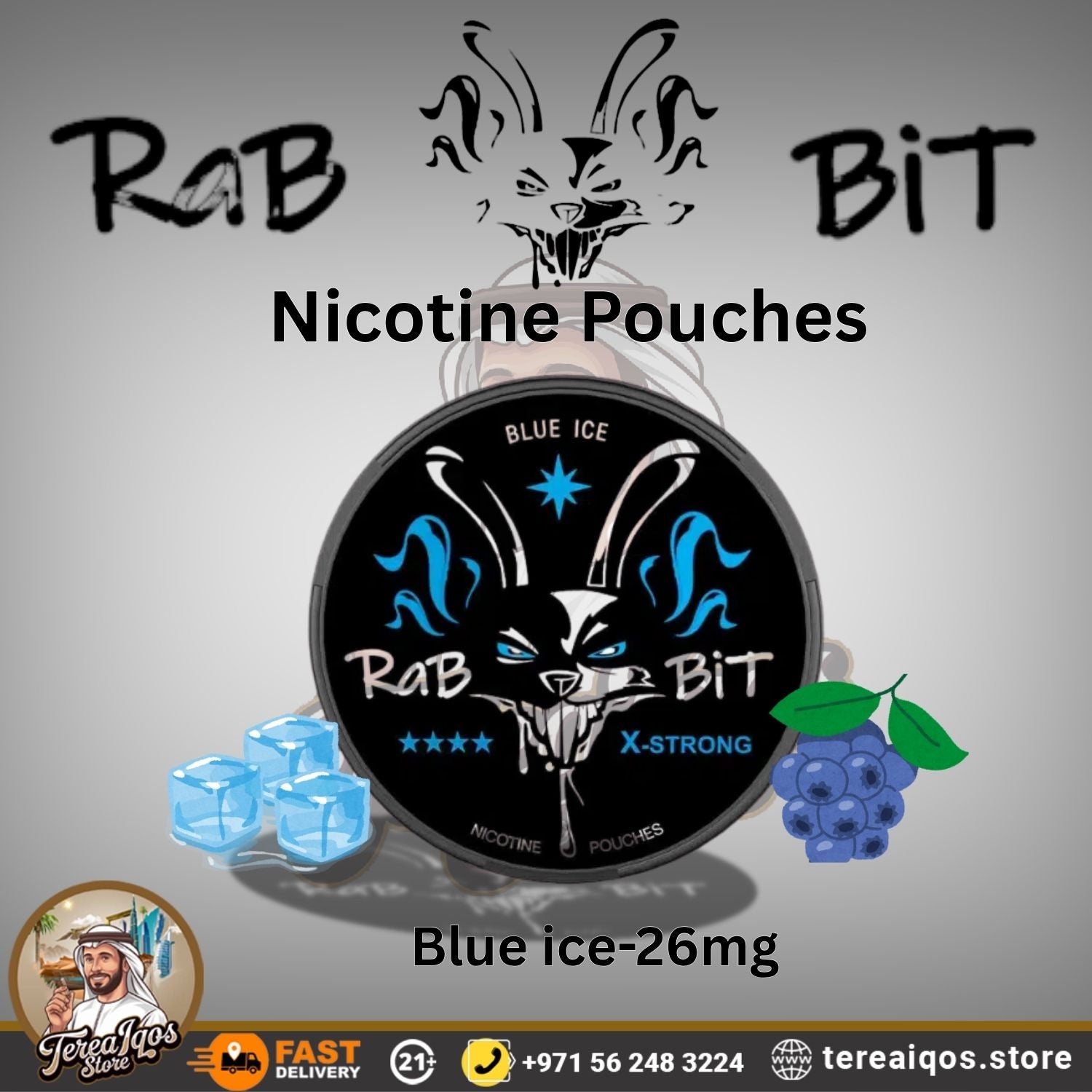 Rabbit Nicotine Pouches 20mg/26mg in Dubai UAE