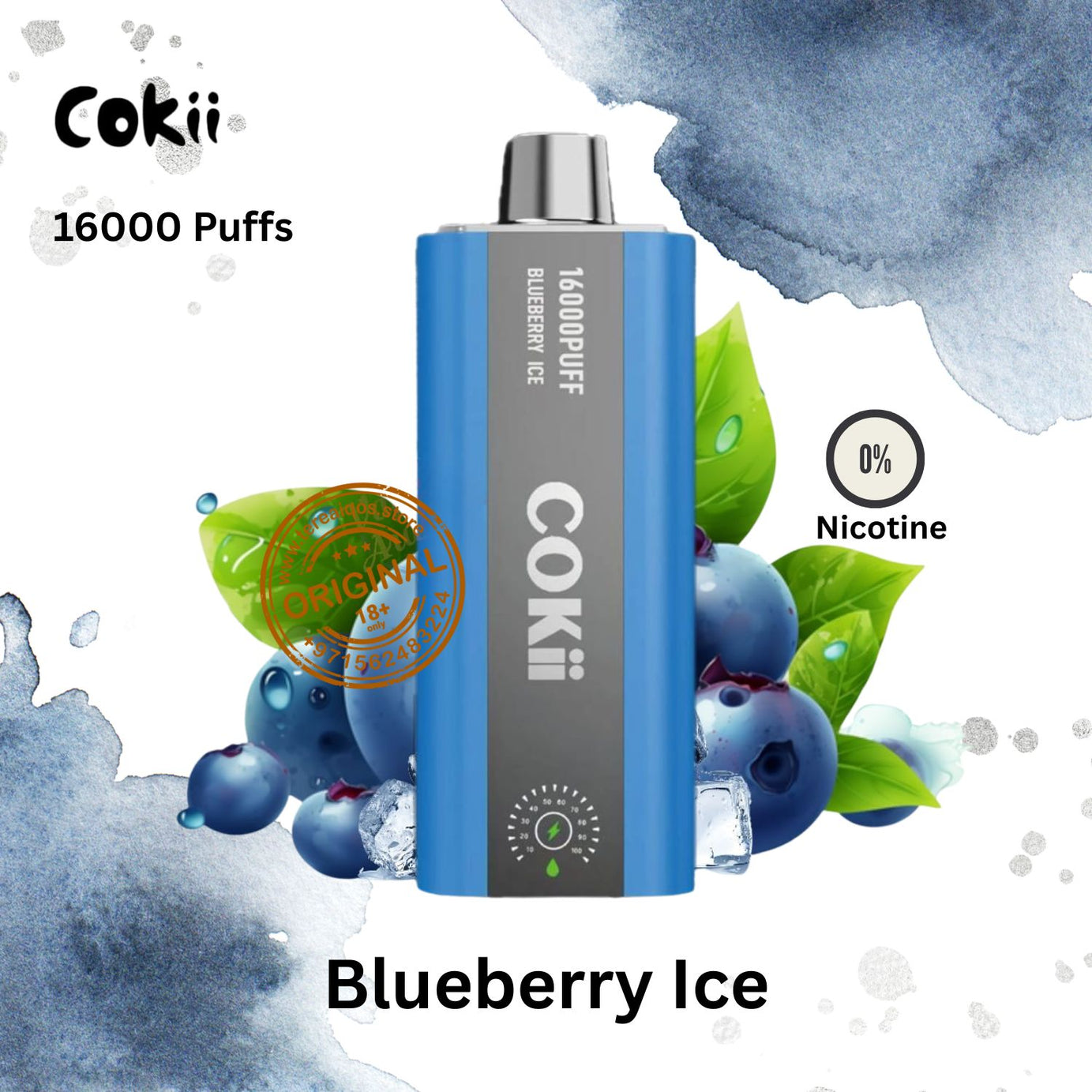 Blueberry-Ice-Cokii-16000-Puffs-Zero-Nicotine-Disposable vape
