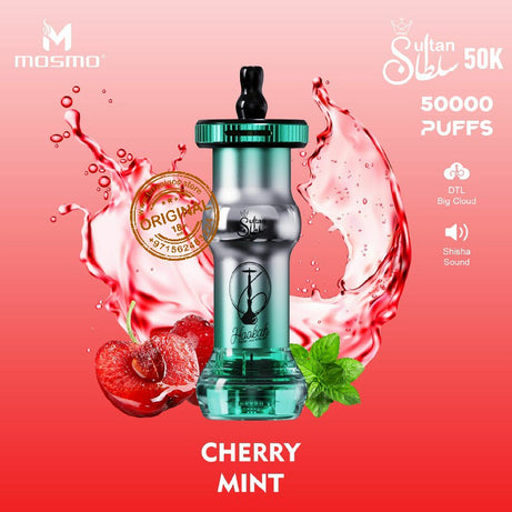 Cherry-Mint-Mosmo-Sultan-50K-Puffs Disposable_Vape_E-Shisha