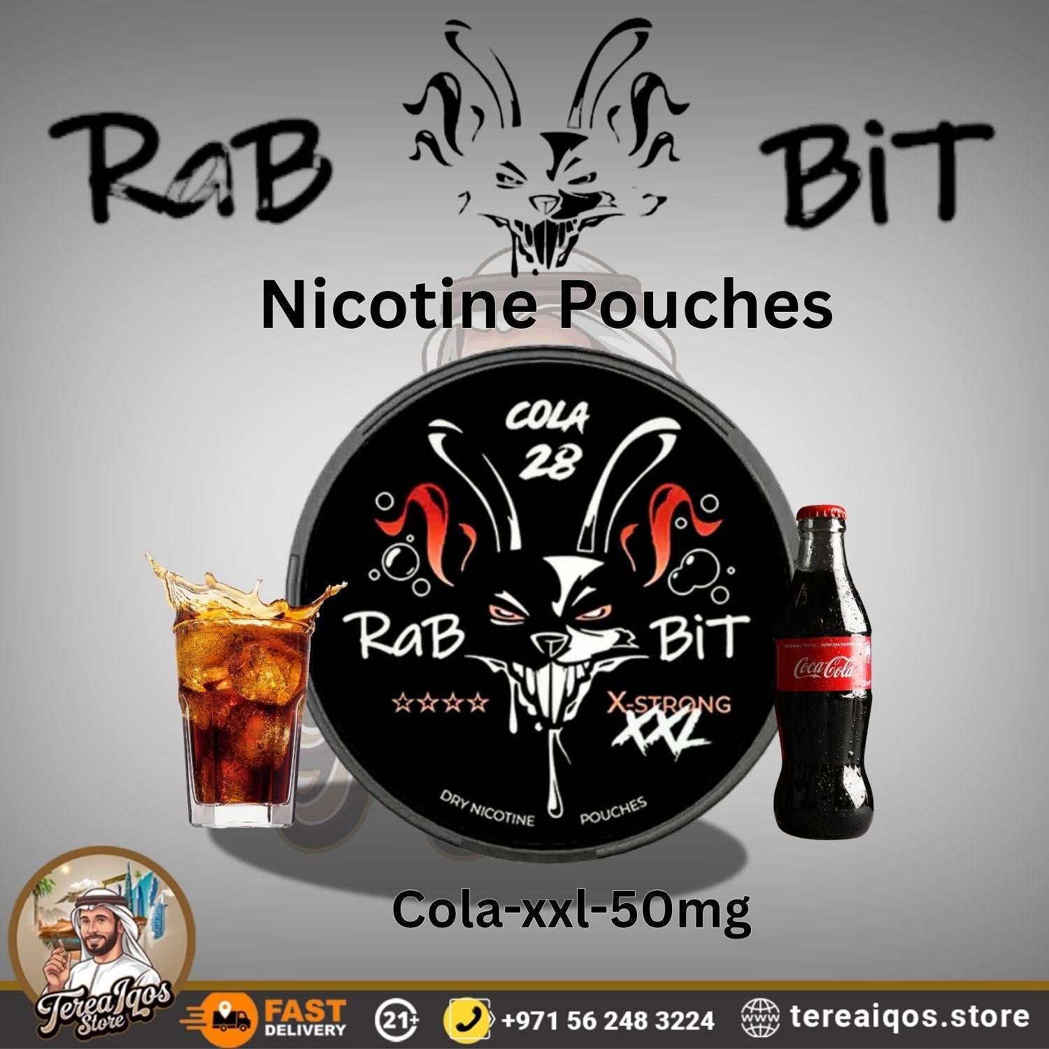 Rabbit Nicotine Pouches 20mg/26mg in Dubai UAE