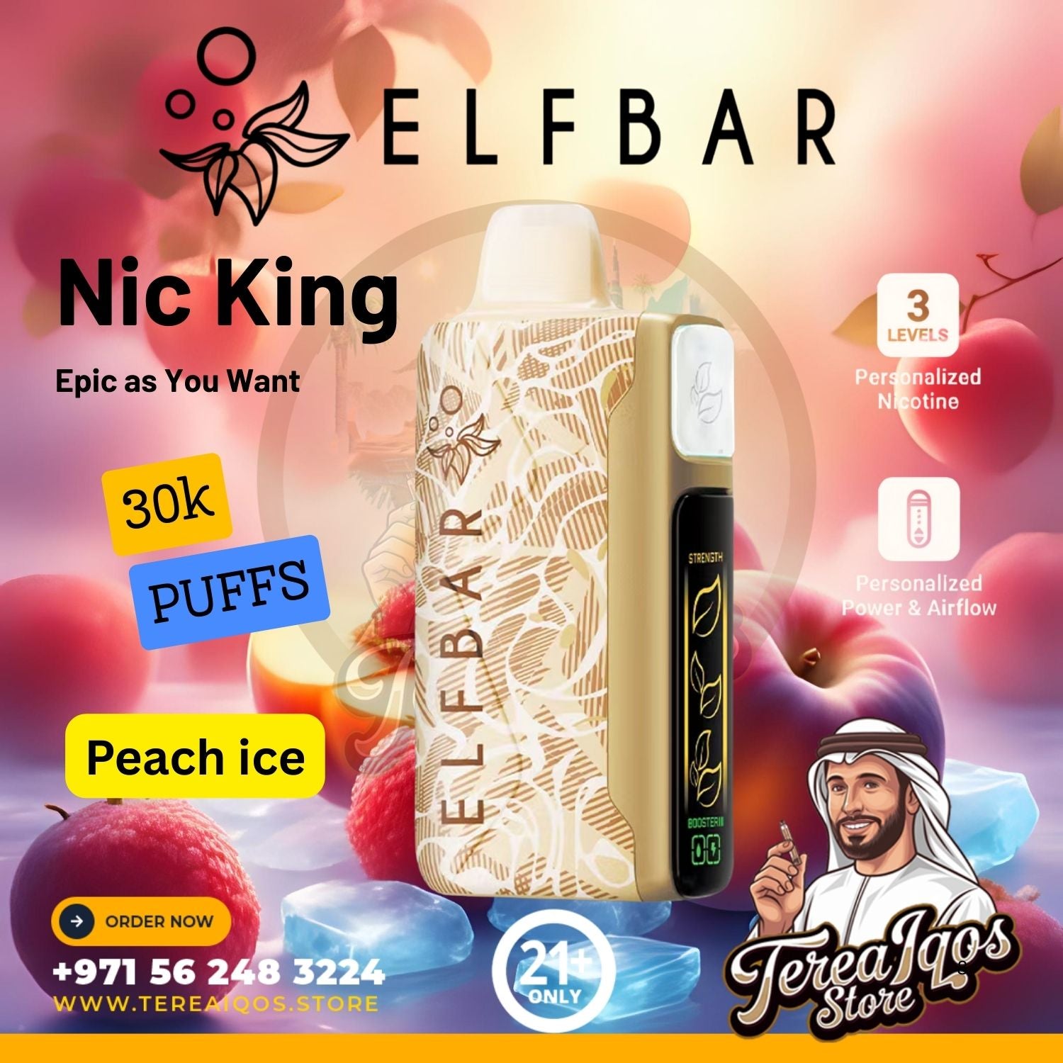 ElfBar Peach ice