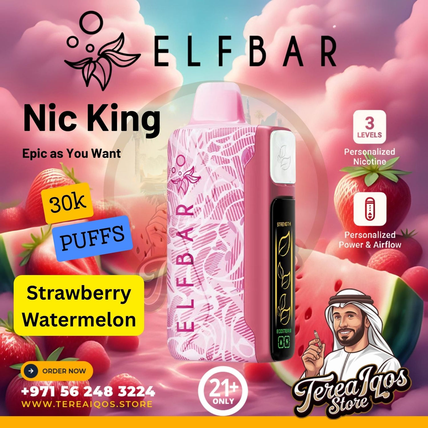 ElfBar Strawberry Watermelon