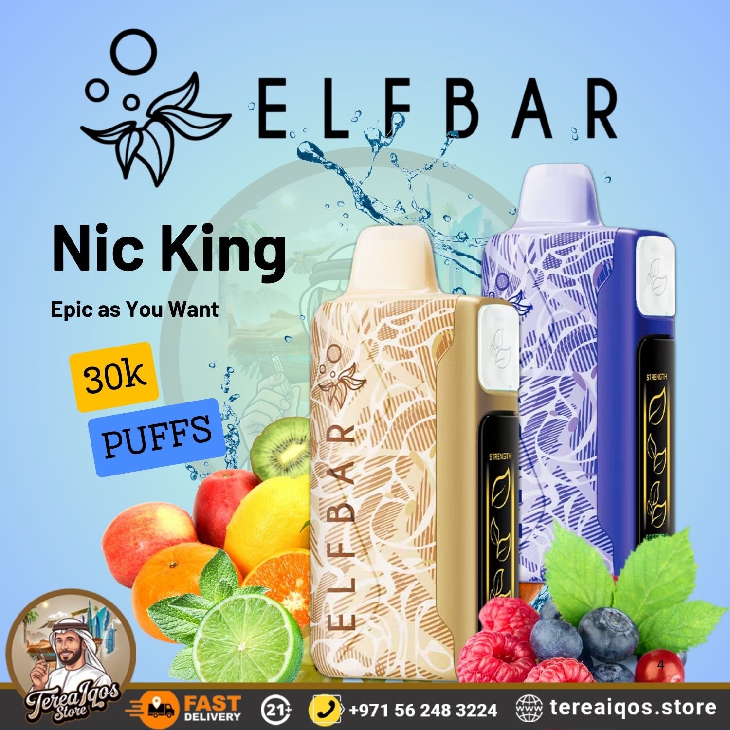 ElfBar Nic k ing30000 Puffs vape