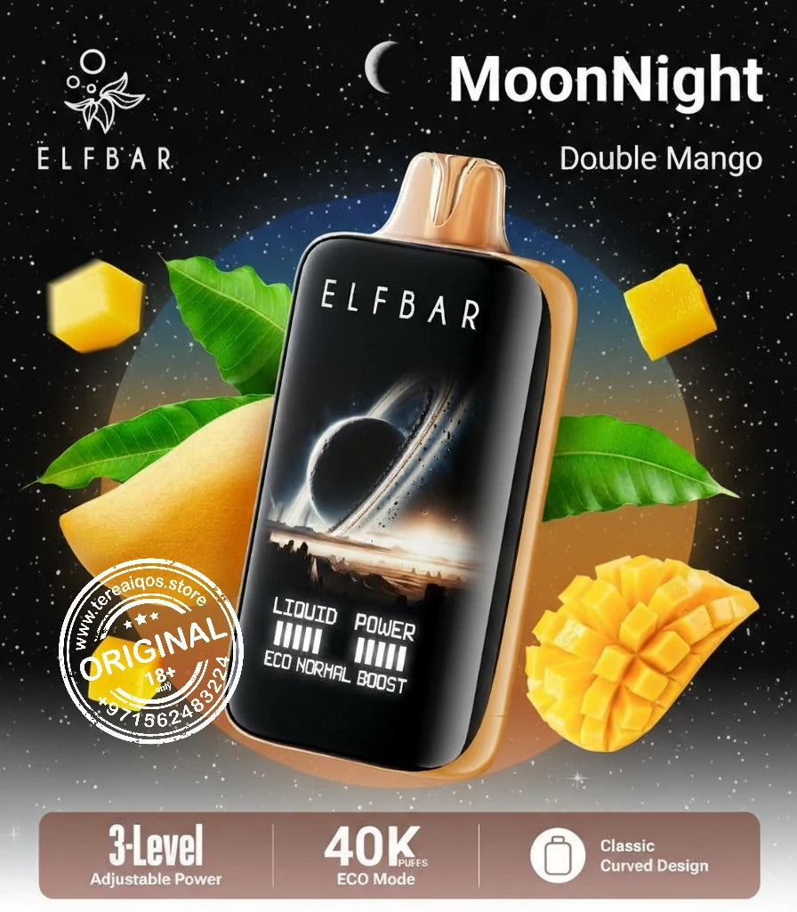 Elfbar Moonlight 40000 Puffs Disposable Vape Double Mango Flavor