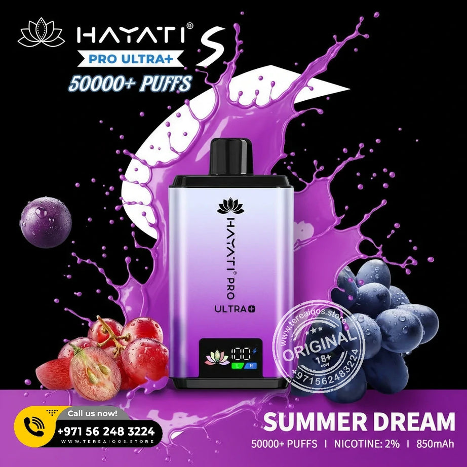 Hayati Pro Ultra+ S 50000 Puffs Disposable Vape Summer Dream Flavor