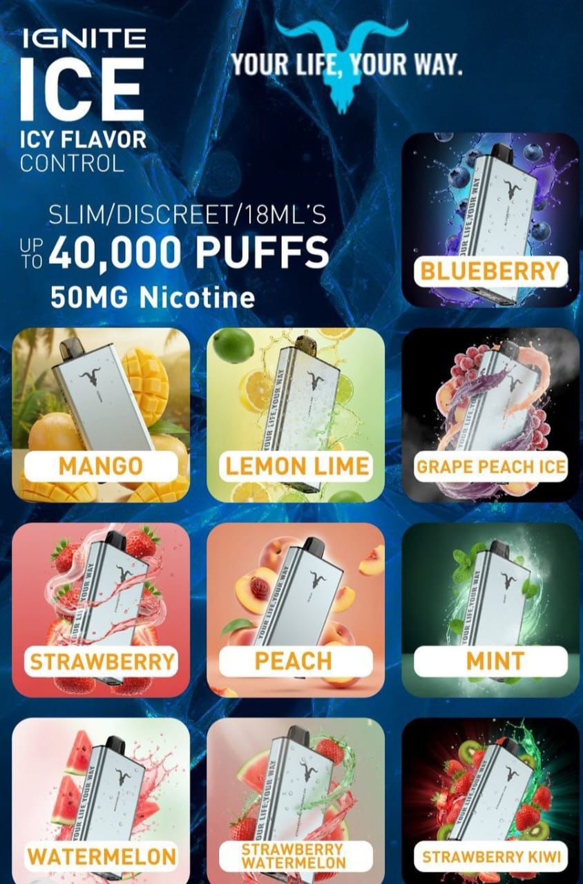 IGNITE V400 40,000 Puffs Rechargeable Disposable Vape