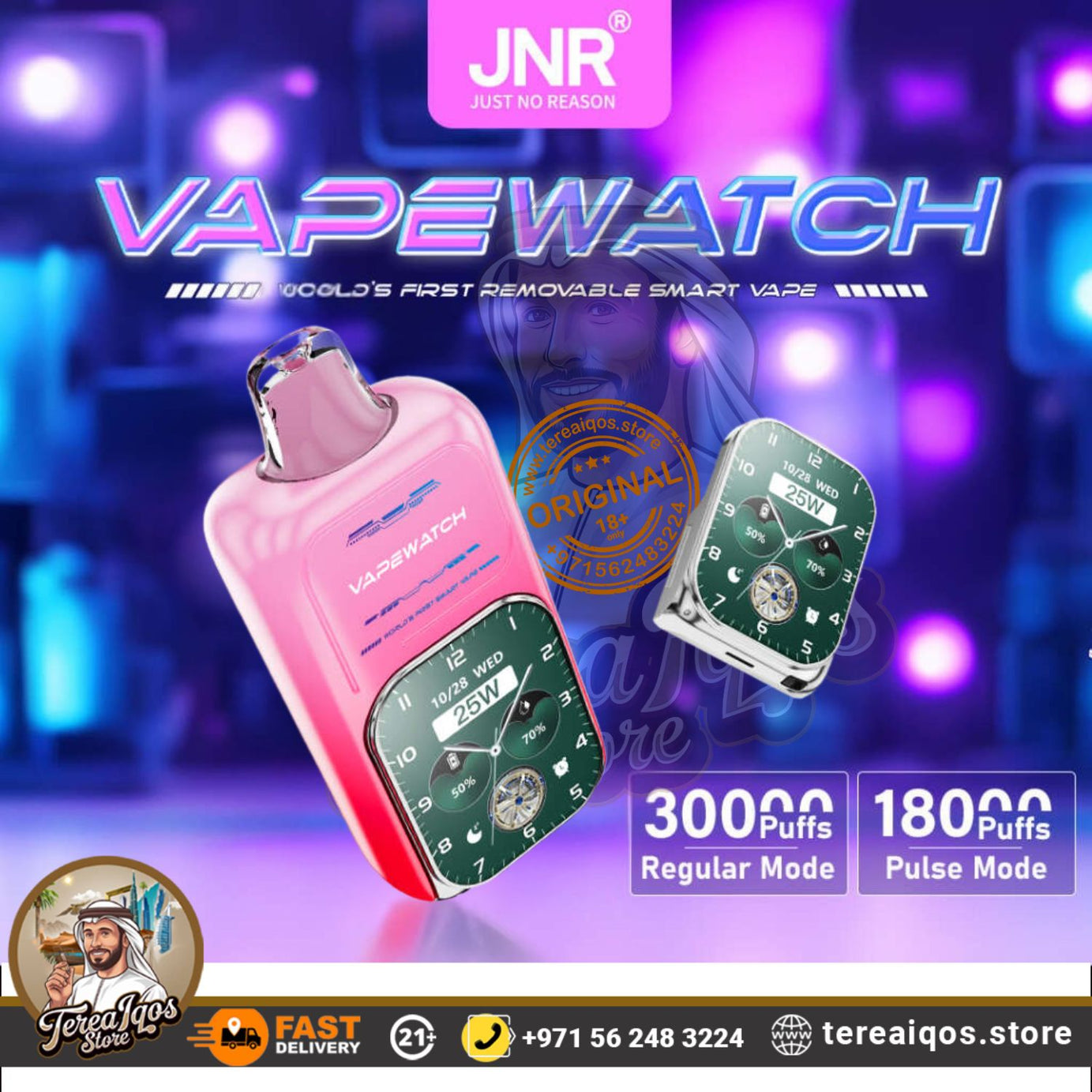 JNR-Vape-Watch-30000-Puffs disposable vape
