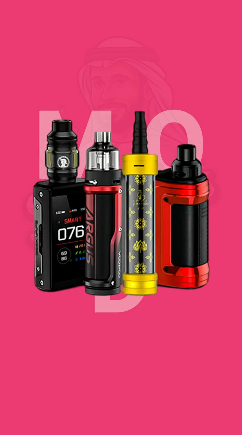 Full vape kit with battery, pod, and liquid