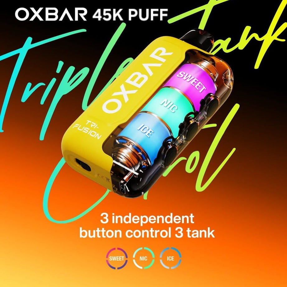 OXBAR Tri-Fusion 45k Puffs Disposable Vape