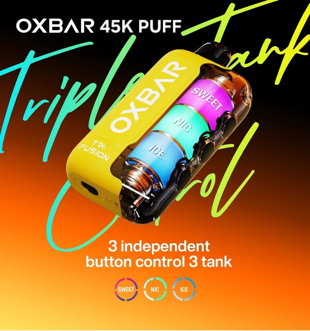 OXBAR Tri-Fusion 45k Puffs Disposable Vape