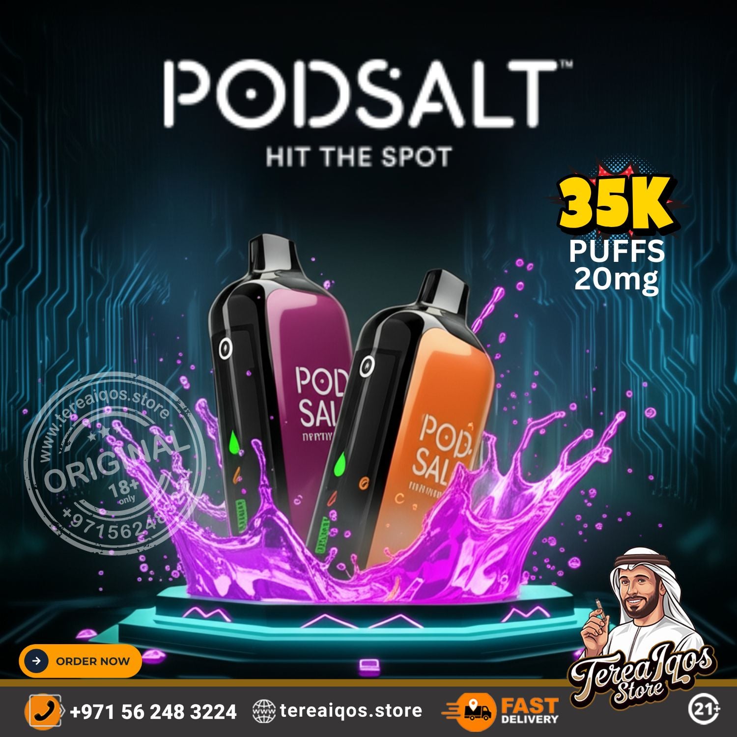 POD SALT 35000 Puffs Disposable Vape