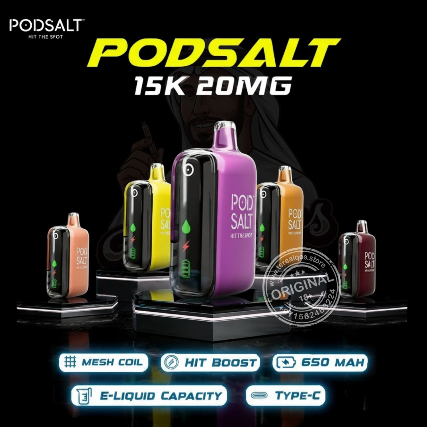 Pod Salt 15000 Puffs Disposable Vape