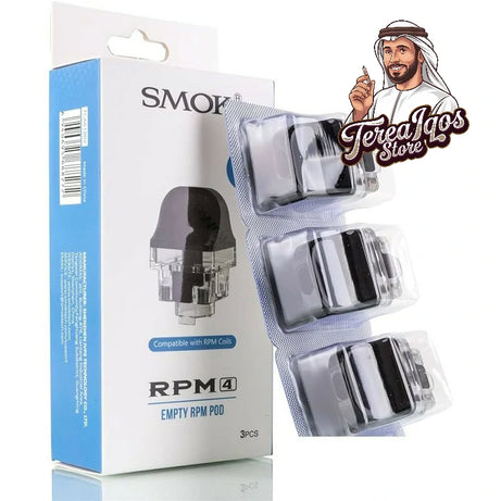 SMOK RPM4 vape pod packaging with clear pods