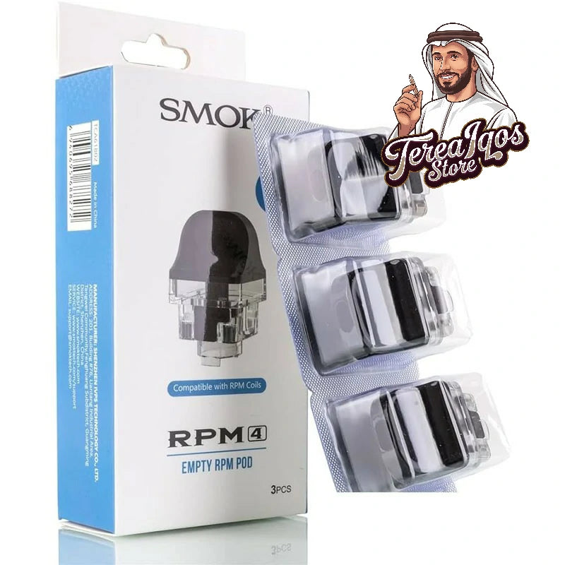 SMOK RPM4 vape pod packaging with clear pods
