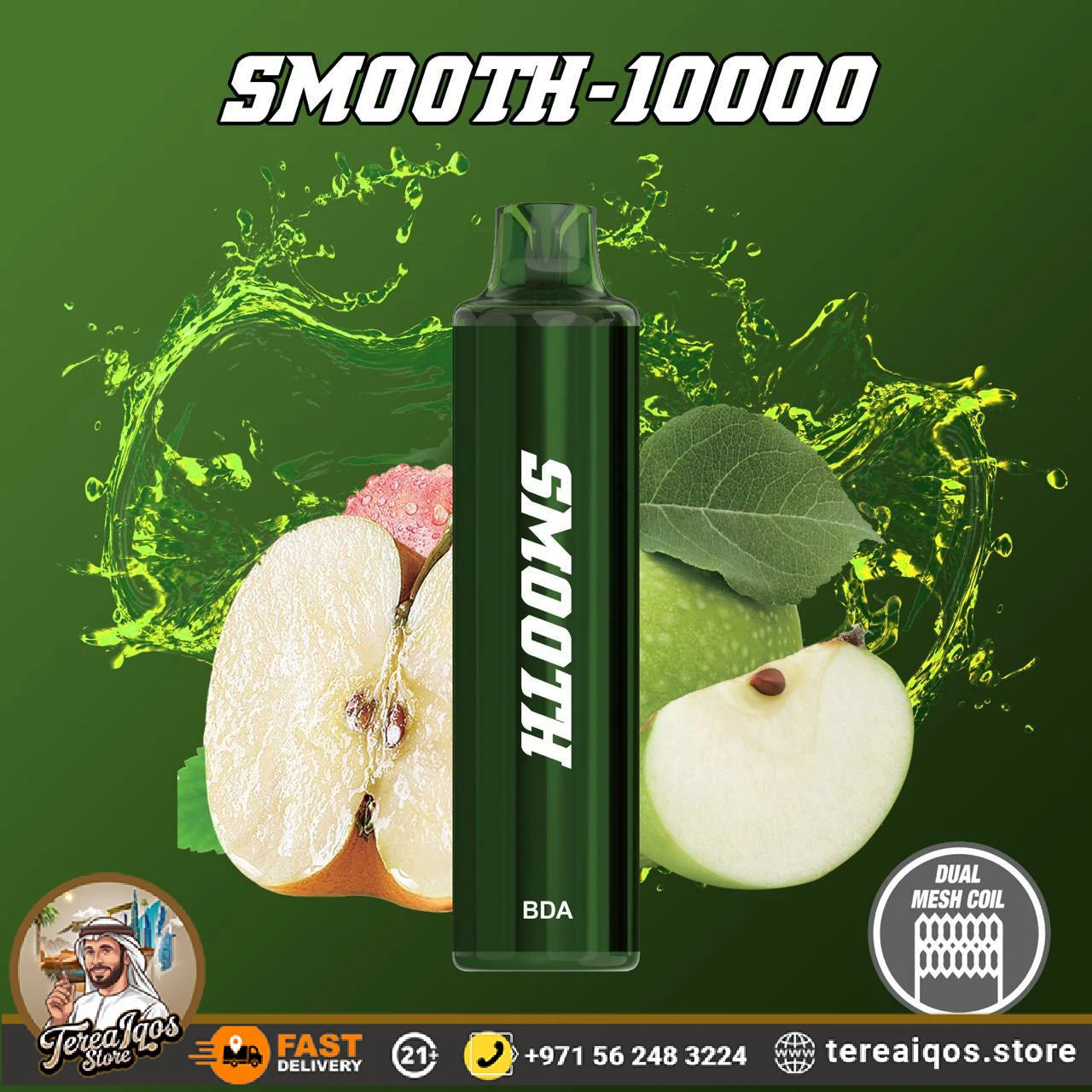 SMOOTH 10000 Puffs Disposable Vape BDA Flavor
