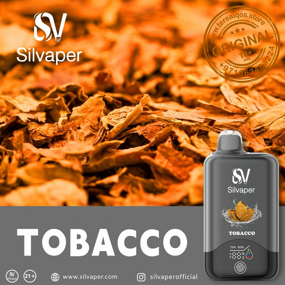 Silvaper 15000 Puffs Non-Rechargeable Disposable Vape Toacco Flavor