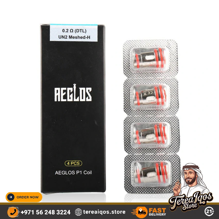 Uwell Aeglos P1 coil packaging.