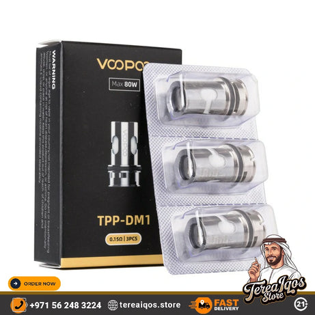 VooPoo TPP-DM1 vape coils packaging with details