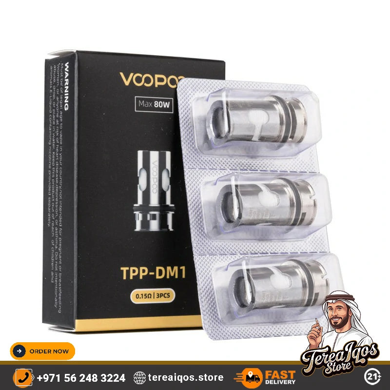 VooPoo TPP-DM1 vape coils packaging with details