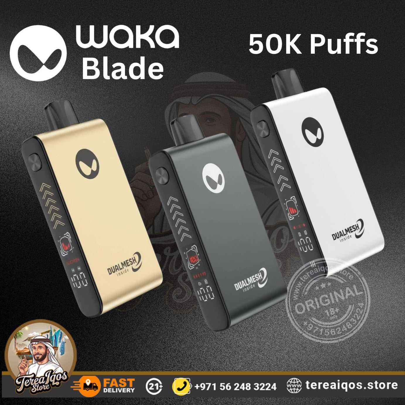 Waka Blade 50000 Puffs Disposable Vape 