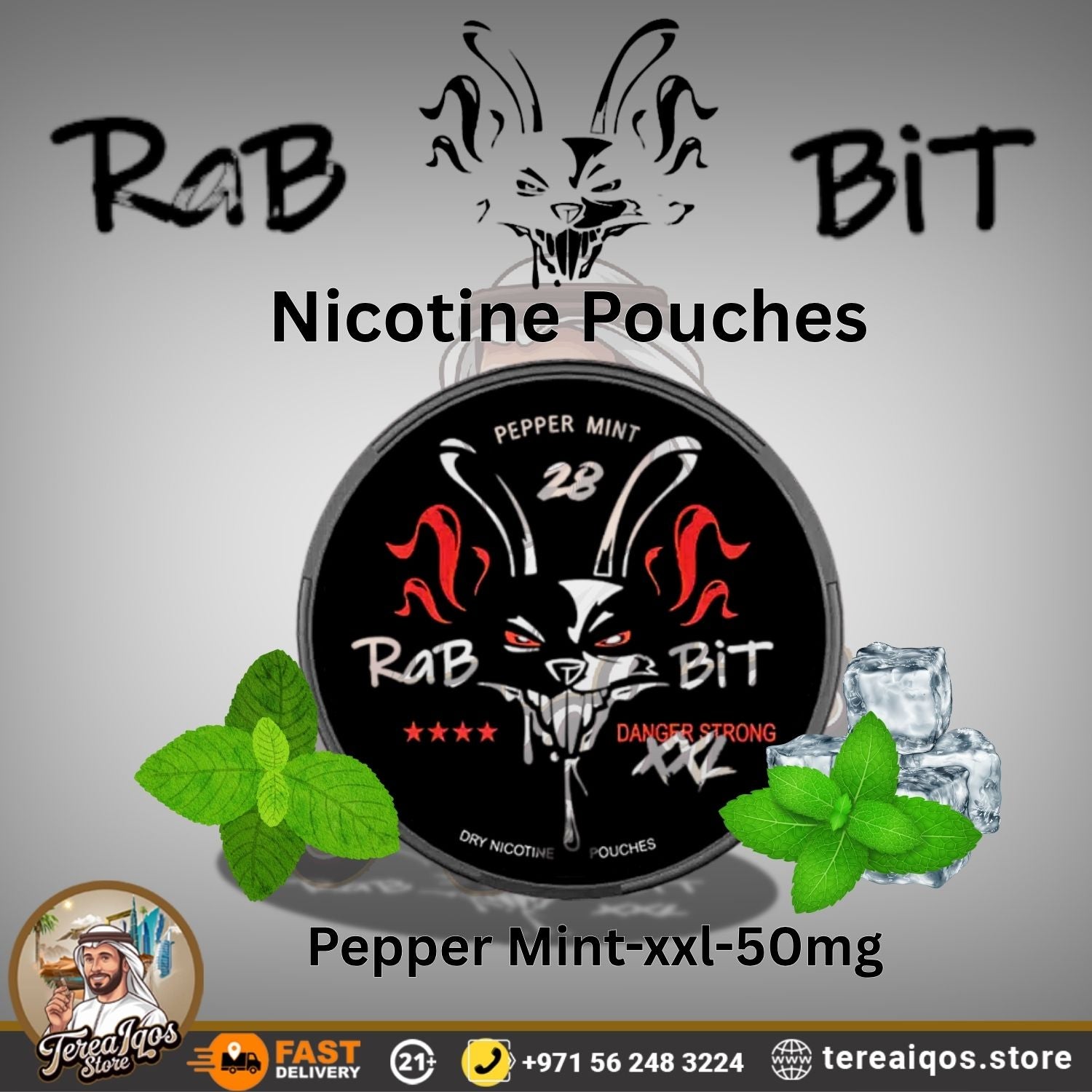 Rabbit Nicotine Pouches 20mg/26mg in Dubai UAE